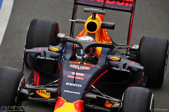 红牛车队测试半封闭式座舱盖“Halo”的改进版