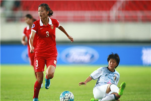 潍坊赛-中国U17女足1-0日本 两连胜将战加拿大