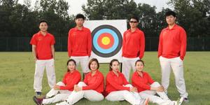 中国射箭队高端肖像写真