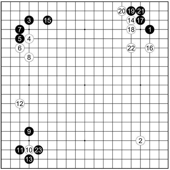 谱37木谷实执黑vs大窪幸雄