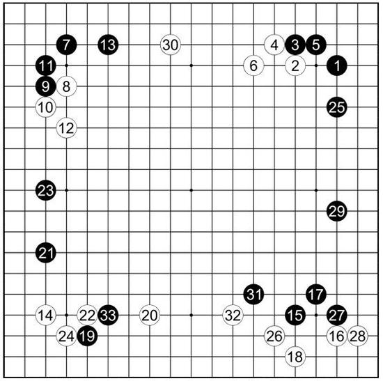 谱39木谷实执黑vs坂田荣男