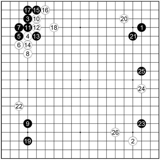 谱36木谷实执黑 vs坂田荣男