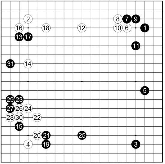 谱40木谷实执黑vs高川秀格