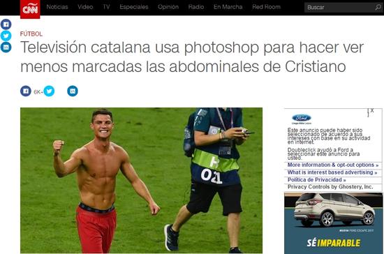 CNN报道加泰媒体丑化C罗