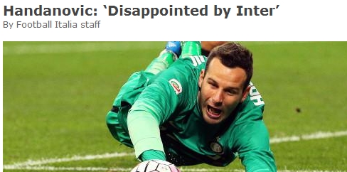 汉达诺维奇直言失望