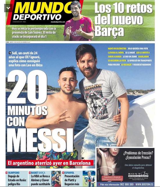 世界体育报报道苏利的“壮举”