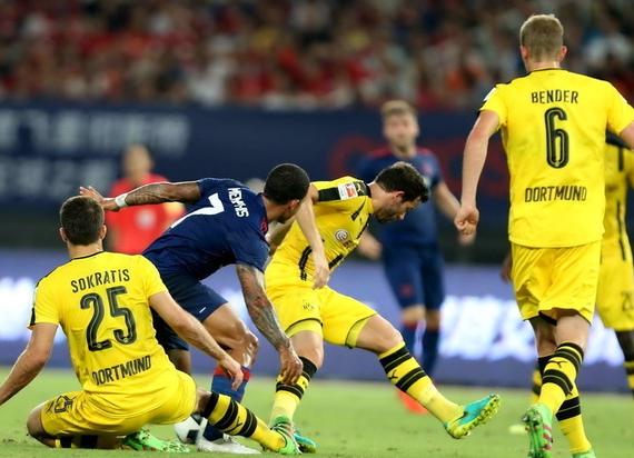 曼联中国赛1-4负多特