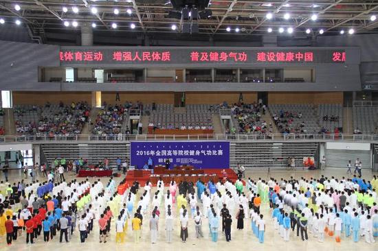 全国高等院校健身气功比赛在呼和浩特开幕 _本