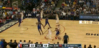 郭艾伦手术刀传球击穿一切 队友篮下得分