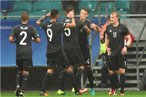 奥运男足-两度落后逼平卫冕冠军 德国2-2墨西哥