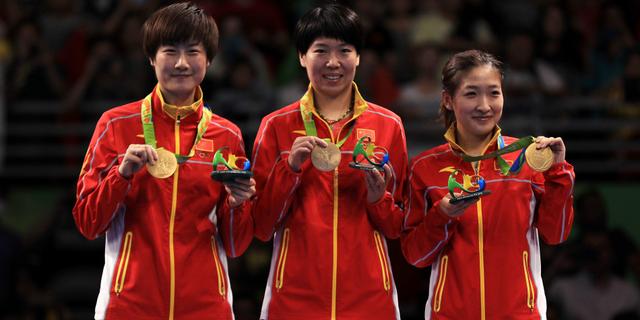 乒乓球女团夺金