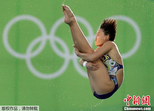 任茜在比赛中