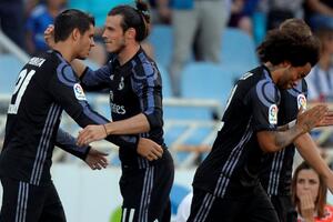 西甲-贝尔2球+72秒闪击新星破门 皇马客场3-0胜