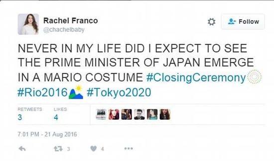 我从来没想到有生之年能看到日本首相打扮称超级马里奥！