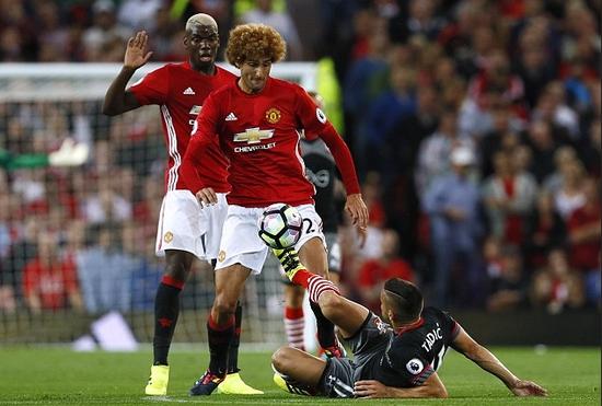 费莱尼的球风侵略性十足