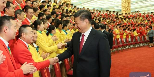 习近平接见中国奥运代表团