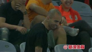 塔尔德利现场观战鲁能