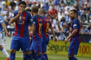 西甲-梅西2球 苏神内马尔齐开火 巴萨5-1客胜