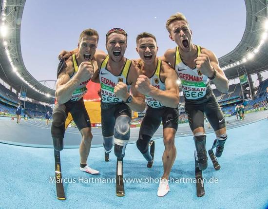 德国队获得接力金牌