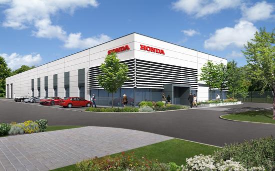 本田在英国米尔顿-凯恩斯的新工厂效果图