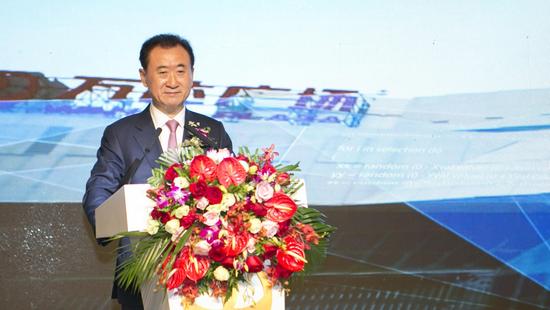 王健林发表讲话