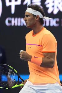 中网纳达尔小遇挑战后过关 晋级八强将战迪米