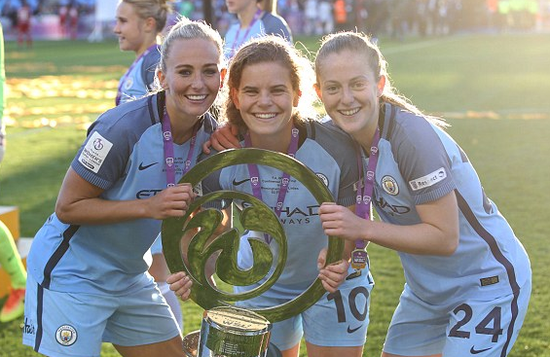 曼城女足刚拿下双冠