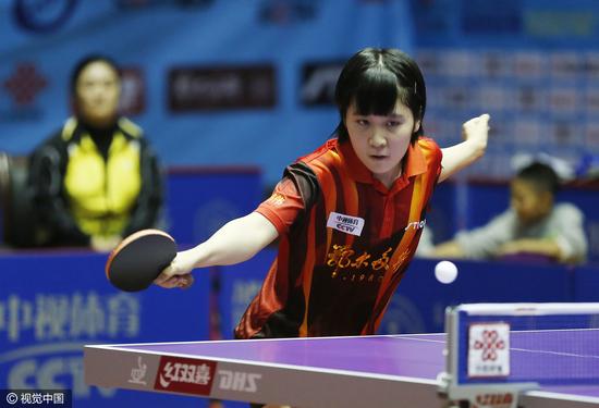 平野美宇获得个人乒超首胜