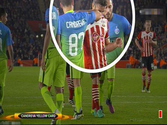 坎德雷瓦击打麦奎因面部瞬间