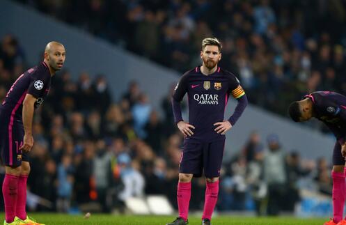 输球后梅西情绪不佳