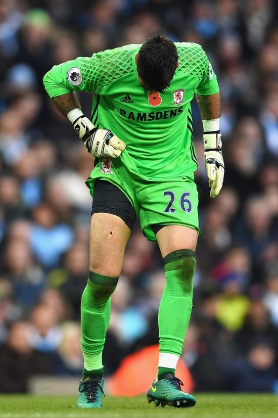 带伤坚守大门的巴尔德斯是米堡本场的大功臣