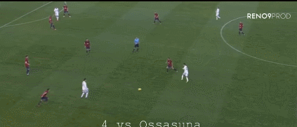 一连串摆脱并吸引防守后给队友做球