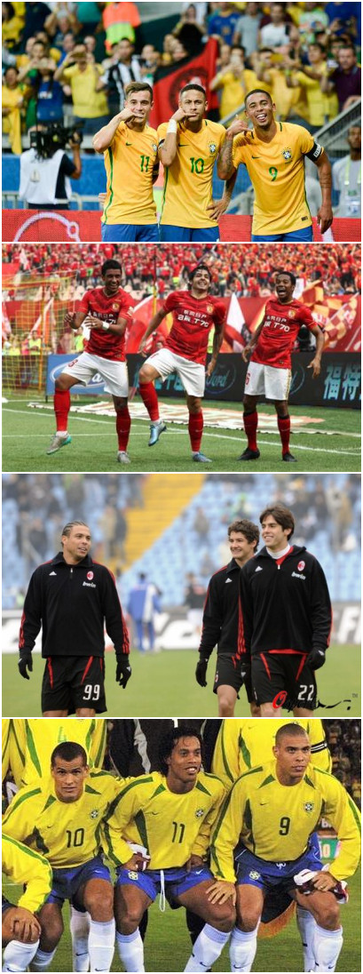 几个著名的巴西三叉戟组合~