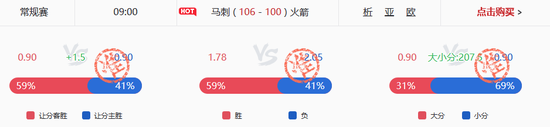 小炮全中马刺VS火箭三玩法