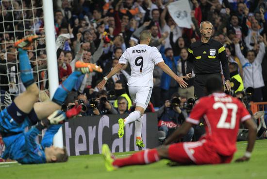 欧冠对拜仁攻入制胜球