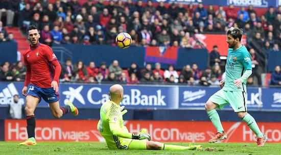 梅西同样错过机会