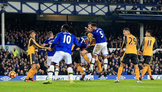 埃弗顿第86分钟绝杀