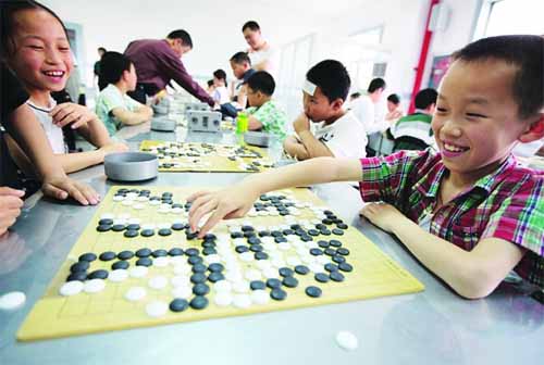 能完整地下完一盘棋对孩子来说是一种蜕变