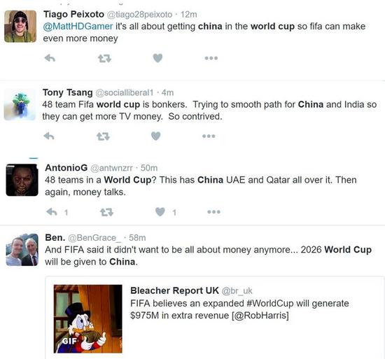 各国球迷看世界杯扩军 Fifa要帮中国因为有钱 国家队 新浪竞技风暴 新浪网