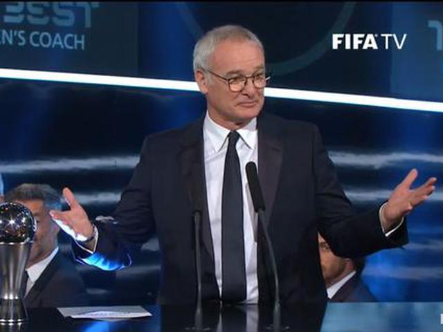 拉涅利获2016最佳教练