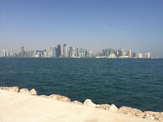 多哈的滨海大道