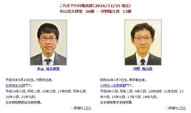 井山裕太正在与河野临下棋圣战决赛七番胜负第二局