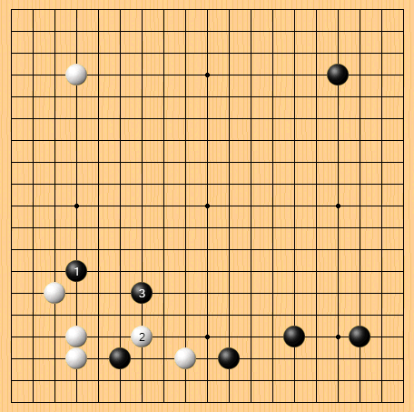 党毅飞（白） AlphaGo（黑）