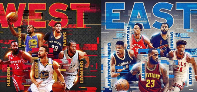 NBA全明星赛东西部首发