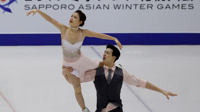 亚冬会冰舞中国组合揽金铜