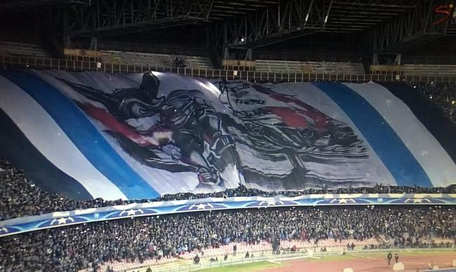 那不勒斯球迷Tifo