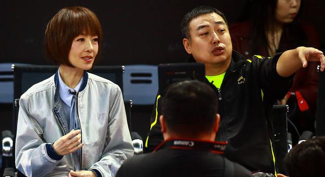 鲁豫现身国乒直通赛场