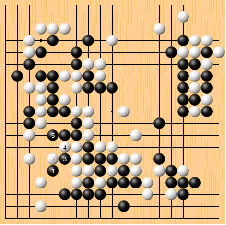 崔哲瀚认为,黑1如此走白棋没办法。