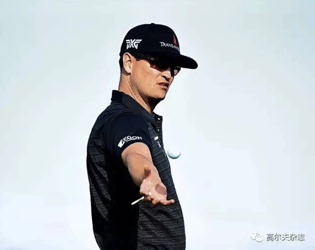 60杆的扎克只是欠缺一丁点儿运气