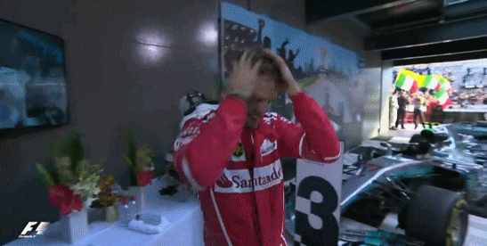 2017澳大利亚站精彩gif 维特尔跳舞沃尔夫锤桌